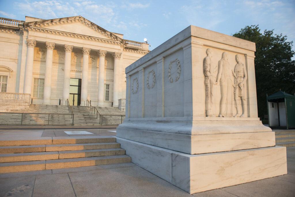 Tomb of the Unknown Soldier at Arlington National Cemetery